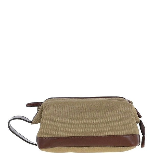 Real Leather Wash Bag: LOU