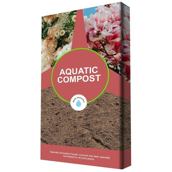 1 x 20 Litres Aquatic Compost Nutrient-Rich Feed Soil With Loam & Grit