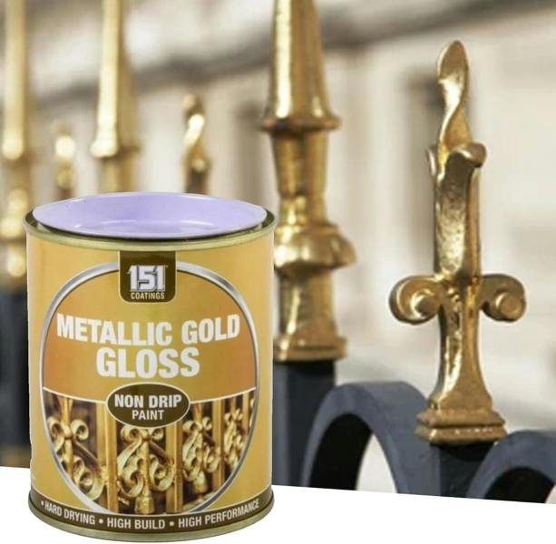 151 12X Metallic Gold Gloss Non-Drip Paint 300ml