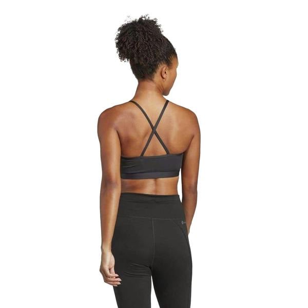 Adidas Womens/Ladies Aeroreact Sports Bra - Black - 
