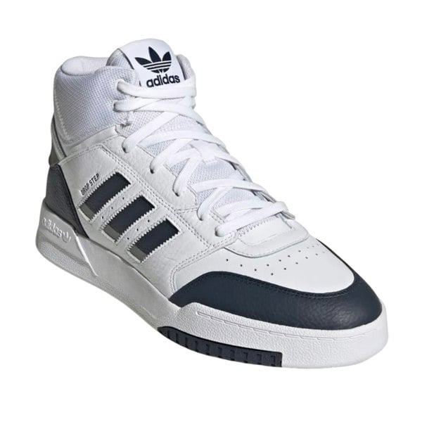 Adidas Unisex Adult Drop Step Leather Mid Cut Trainers - White