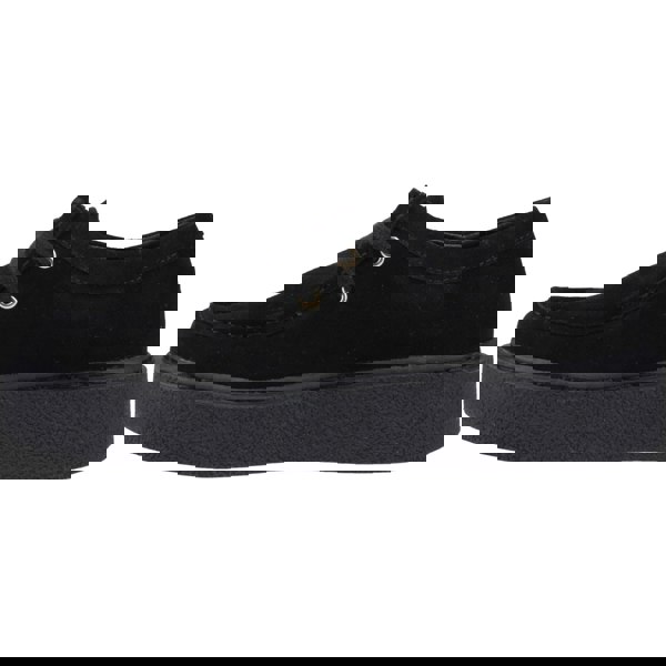 Hush Puppies Bridie Suede Leather Women's Black Moccasins Shoes
