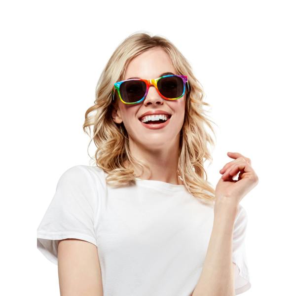 Bristol Novelty Rainbow Sunglasses - Multicoloured - 