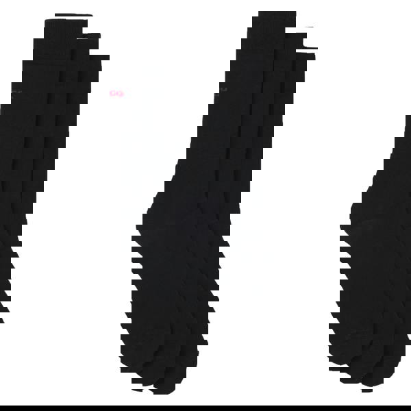 Hugo Unisex Adult Plain Logo Socks (Pack of 3) - Black - 