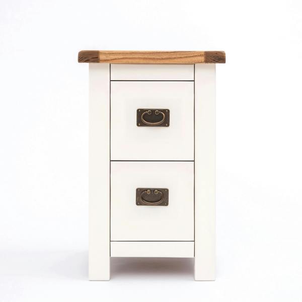 Lovere 2 Drawer Petite Bedside Table