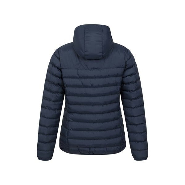 Mountain Warehouse Womens/Ladies Faux Fur Lined Padded Jacket - Navy