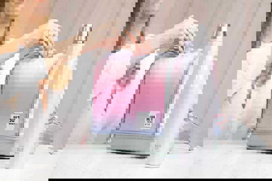 Built New York BUILT Apex 540ml Insulated Water Bottle, BPA-Free 18/8 Stainless Steel - Iridescent Lilac