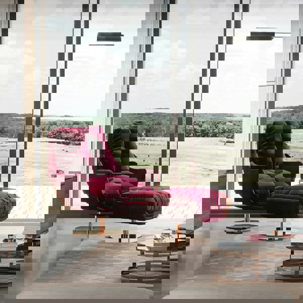 Rit Concept Bonnet Swivel Lounge Chair With Ottoman