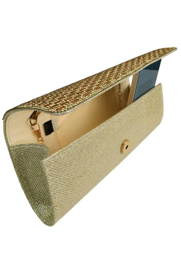 Paulo Due Diamante Tube Clutch Bag