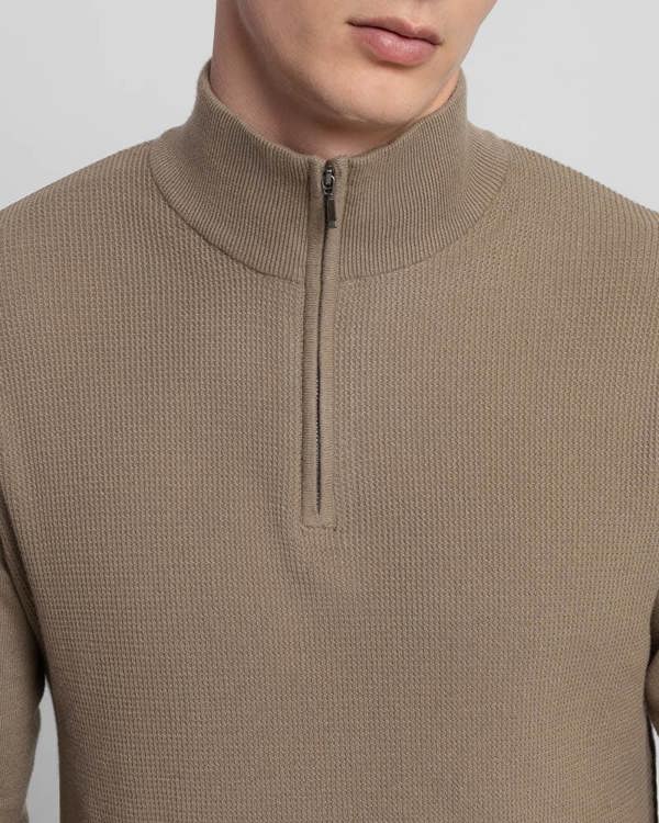 Steel & Jelly Knitted 1/4 Zip Jumper