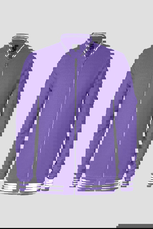 Men's Heavy Waffle Bomber Jacket