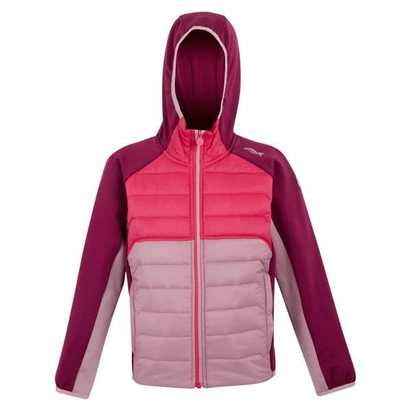 Regatta Childrens/Kids Kielder IX Hybrid Jacket - Lilas/Pop/Beaujolais - 