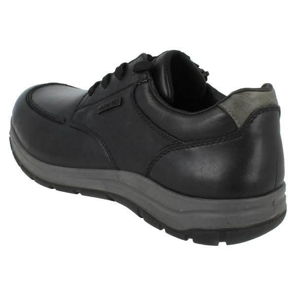 Rieker Mens Rieker TEX Zip Detailed Extra Wide Lace Up Shoes 03607