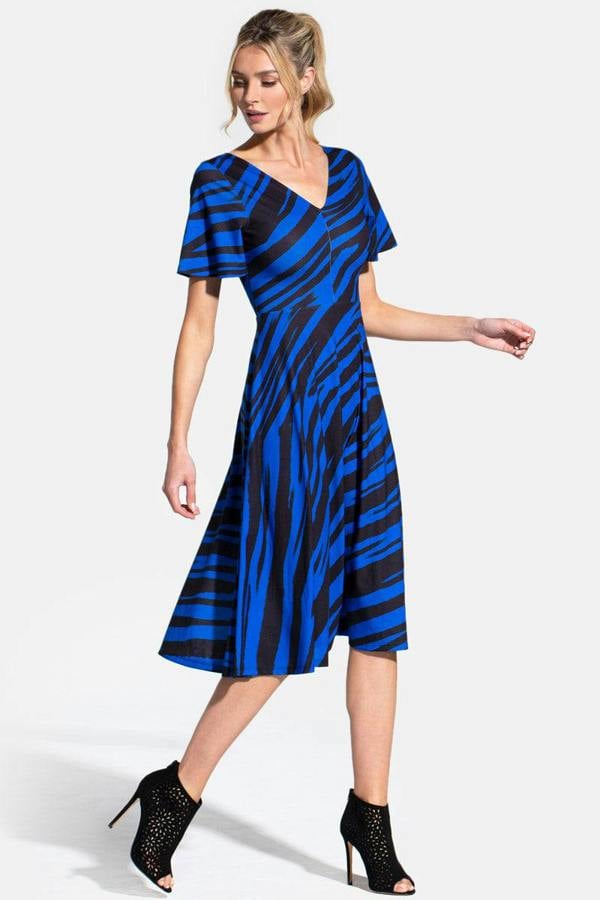HotSquash Fit and Flare Midi dress