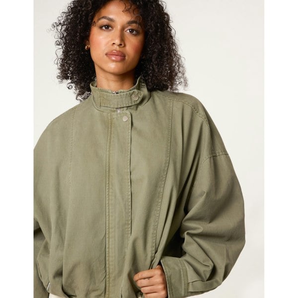 Blue Vanilla Bomber Jacket