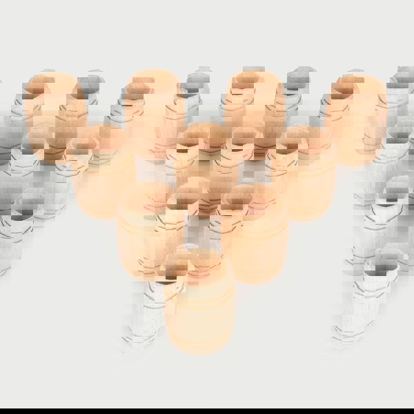 tickit Natural Wooden Barrels