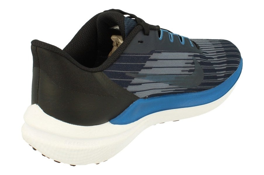 Nike Air Winflo 9 Mens Dd6203  400 - Obsidian Dark Marina Blue Black 400 - Photo 2