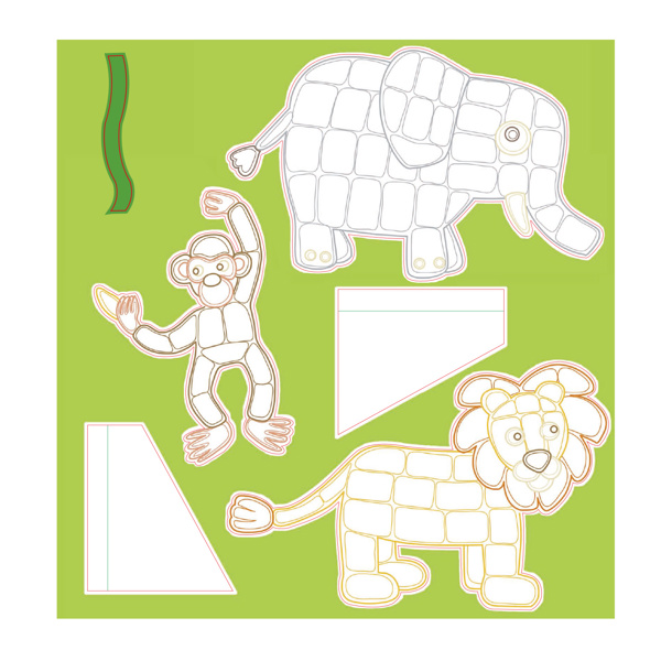 Playmais Eco Play World Jungle - 900 Pieces