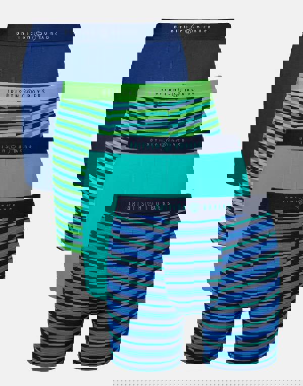 British Boxers Multipack 4 Pairs of Men's Bamboo Stretch Trunks – Electric Lime