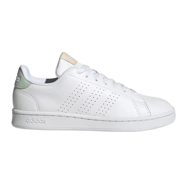 Adidas Womens Advantage Leather Trainers - White