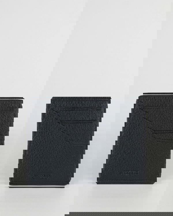 Larsson & Co Leather Card Holder With Painted Edge