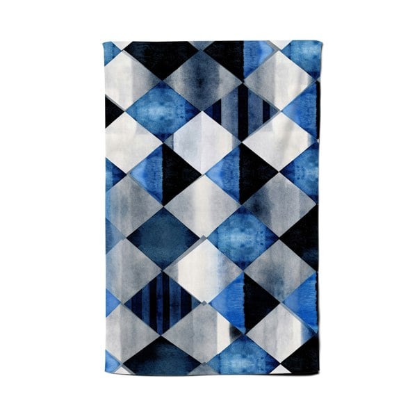 Warren Reed Square Checkered Pattern Tea Towel