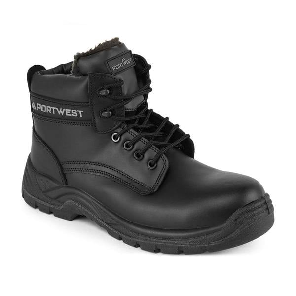 Composite Leather Fur Lined Ankle Boot S3S SR