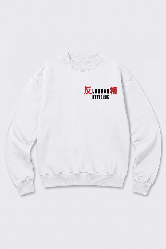 London Attitude Oversized Tokyo After Dark Dragon Sweatshirt