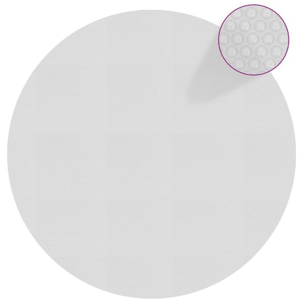 Berkfield Floating PE Solar Pool Film 527 cm Grey