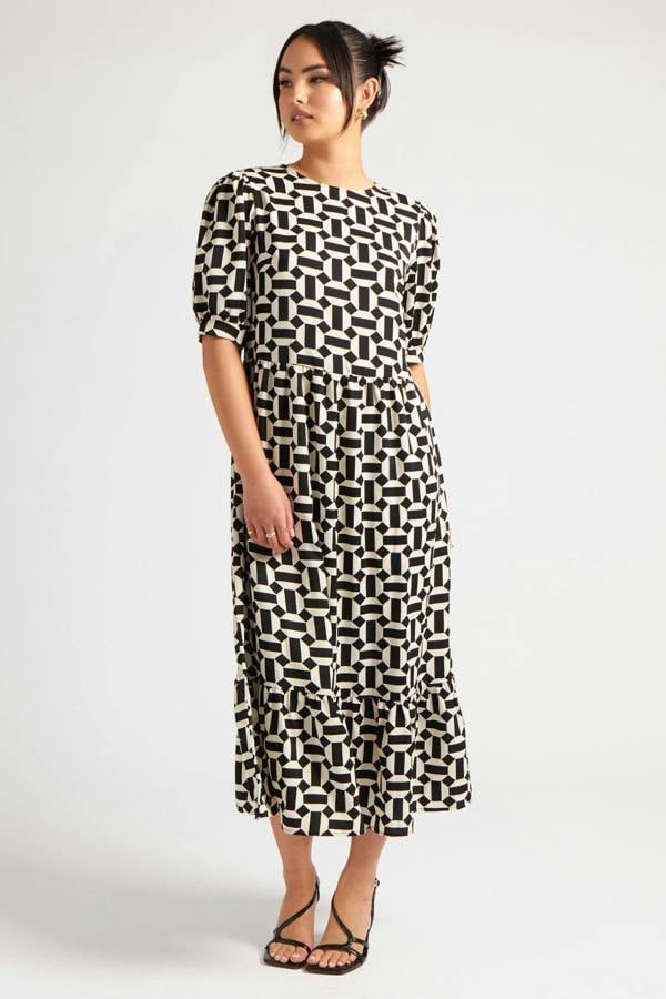 Urban Bliss Geometric Smock Dress