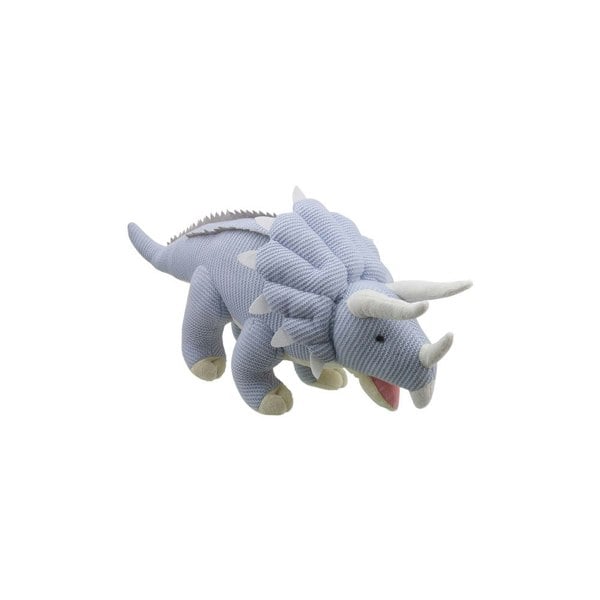 Wilberry Triceratops (Blue) - Small - Wilberry Knitted