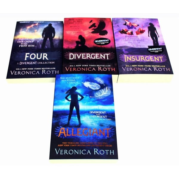 HarperCollins Divergent Insurgent Allegiant - 4 Books Collection Box Set By Veronica Roth