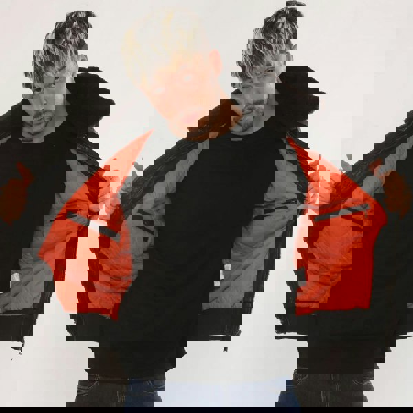 Leather Company Men's Leather Bomber Jacket Fur Collar Aviator Coat