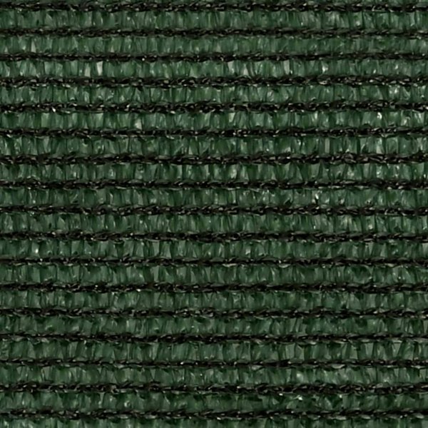 Berkfield Sunshade Sail 160 g/må_ Dark Green 4x4x4 m HDPE