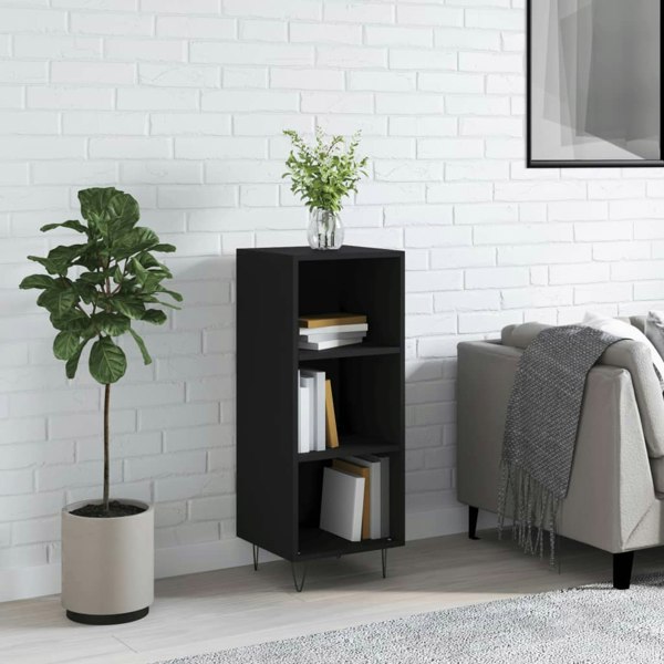 Berkfield Sideboard Black 34.5x32.5x90 cm Engineered Wood