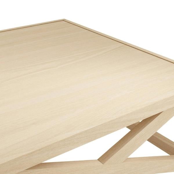 Wyld Haus Enniscorthy Large Blonde Coffee Table X Frame