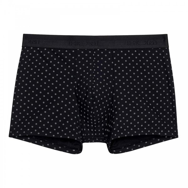 Hom Max Microfiber Boxer Brief, Black Print