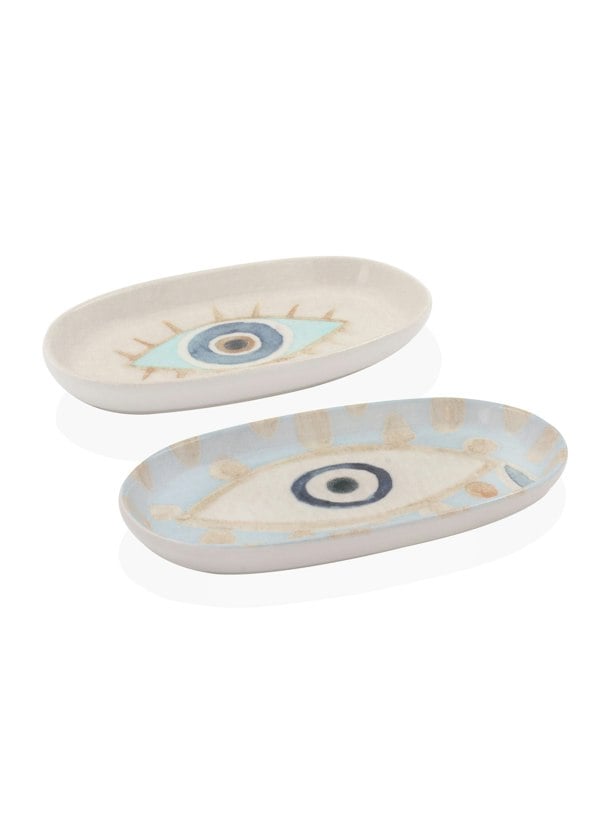 Rozi Amulet Collection Oval Platters, Set of 2