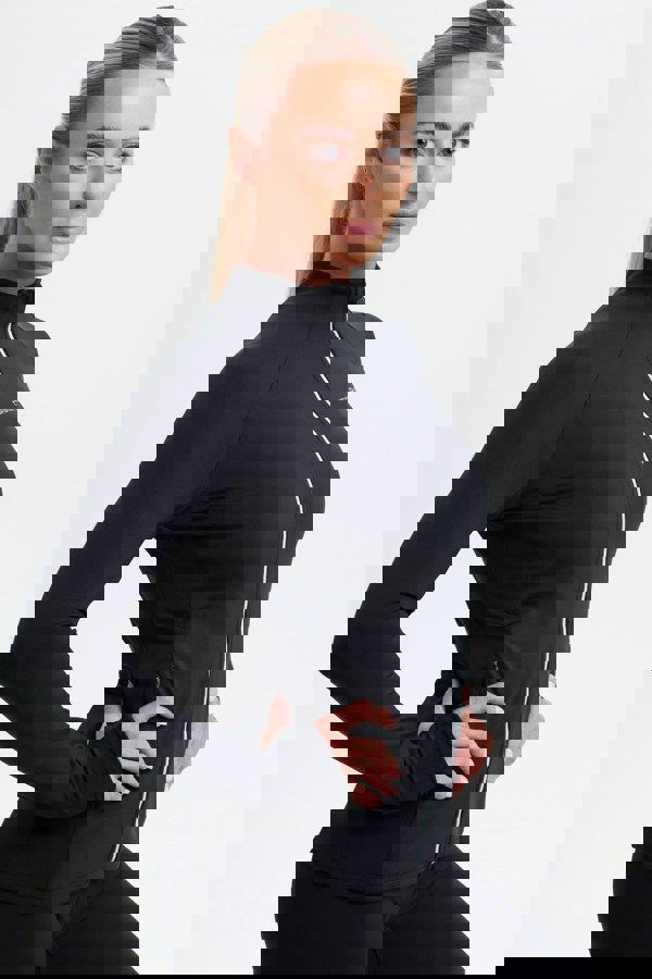 Discipline 365 Black Funnel Neck Top