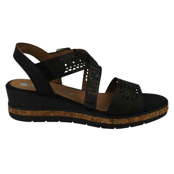 Remonte Ladies Remonte Streppy Wedge Heel Sandal D3069