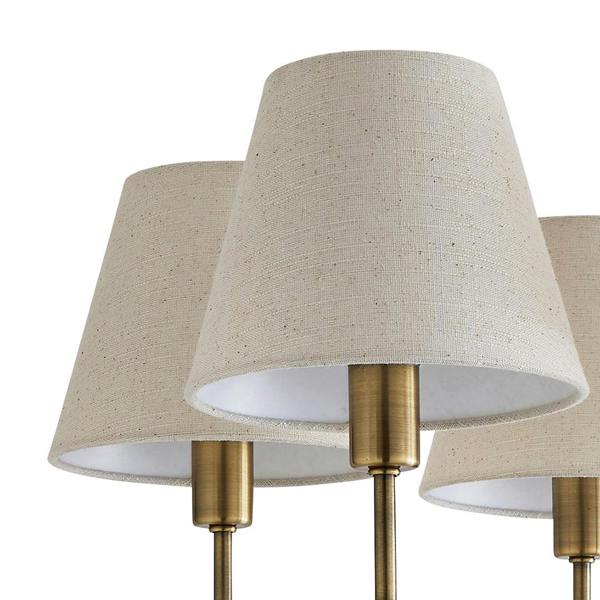 Pagazzi Lighting Taliah 5-Light Antique Brass Semi-Flush Ceiling Light