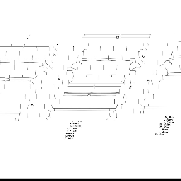 Baxter Tufted Fabric Sofa Suite - 2