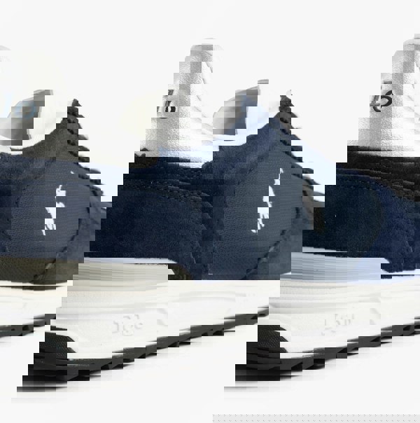 Polo Ralph Lauren Mens Varick Suede & Oxford Lace Up Trainer Navy