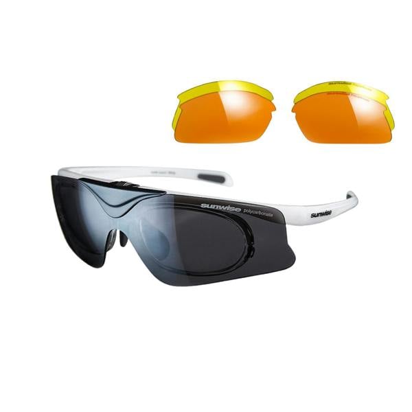 SUNWISE Austin White Prescription Sunglasses - Category 0-3