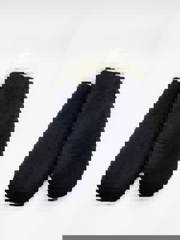 SVNX Faux Suede Mittens With Borg Lining