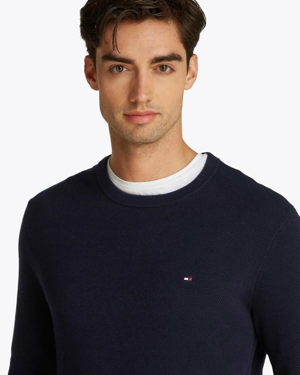 Tommy Hilfiger Essential Structure Crew Neck Mens Sweatshirt