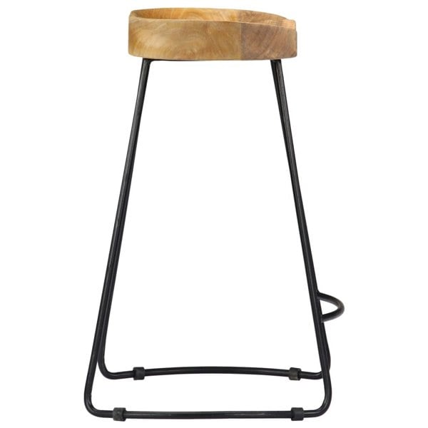 Berkfield Gavin Bar Stools 2 pcs Solid Mango Wood