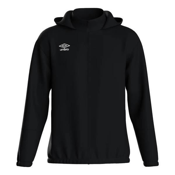 Umbro Mens Total Training Waterproof Jacket - Black/White - 