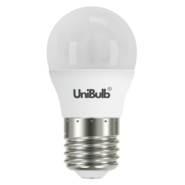 UniBulb LED Golf Ball E27 470lm 4.2W 6500K (Daylight) Light Bulb - Pack of 3 bulb