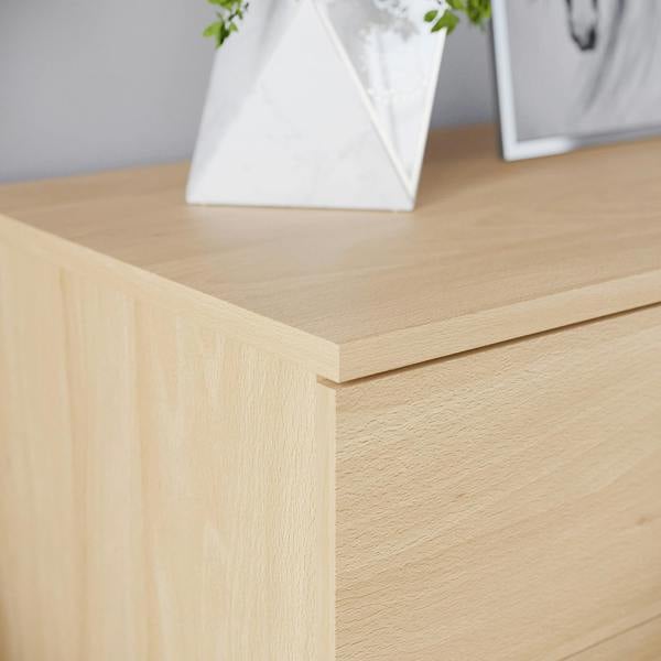 Vida Designs Riano 5 Drawer Chest, Black